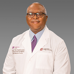 A headshot of James Henderson II, MD